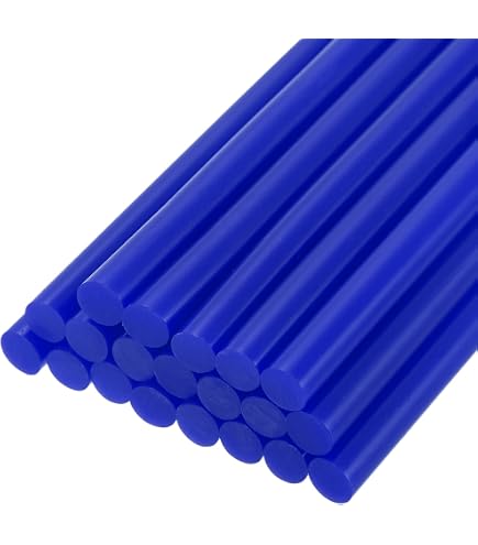 10x Gelbe Heißklebesticks – 11 Mm Durchmesser, 200 Mm Lang – Ideal Für Heißklebepistolen