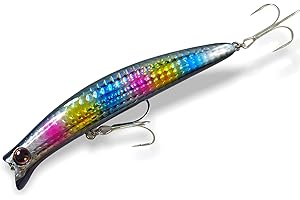 momolures - momowake 90 110 Floating Subsurface Minnow for Saltwater Bass fishing komomo lure style bait