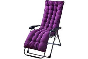 JTBDWOSK Liegestuhl Auflage, Dicke Lange Gartenliegen-Auflage Sofapolster Relaxliegenauflage für draußen, Terrasse, Sonnenliege, Ersatz-Schaukstuhl, Sitzbezug,Bank, Liegestuhl, Kissen,1