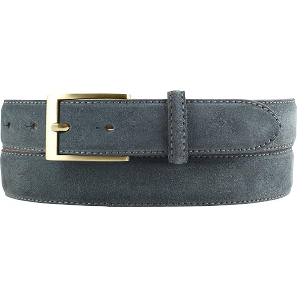 BELTINGER Italienischer Anzuggürtel Für Herren – 30 Mm Breit, Strukturiertes Leder, Gold-Schließe, Für Business & Freizeit