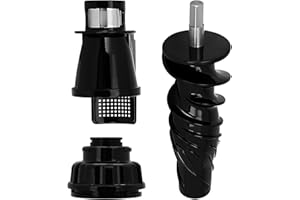 YWNYT Set mit 3 Entsafter-Ersatzteilen für Omegae, 8006 Entsafter Schneckenersatz & Entsafter Endkappe für Modelle NC900HDC, NC900HDS, NC800HDS, NC800HDR