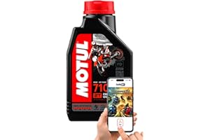 Aceite Lubricante Mezcla 710 2T 1L | 100% Sintético para Motocicletas De Dos Tiempos + Un Exclusivo Libro Pdf sobre Motos Escrito por El Tudetic Team TUDETIC-PDF-104034