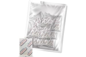 Absorbeurs d'oxygène de 300 cc (100 paquets – 10 paquets individuels de 10 paquets) pour le stockage des aliments, paquets absorbeurs d'oxygène de qualité alimentaire pour aliments (300 CC)