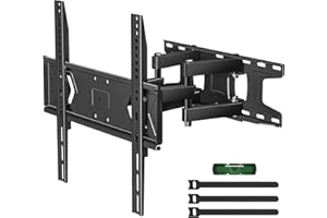 Suptek 26-70 Inch Pull Out TV Bracket | Full Motion Tilt & Swivel TV Wall Mount| 45kg Heavy Duty for UK Homes | Slim 36.8cm Extension (MA001)
