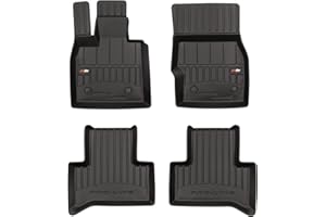 IMJ-GLOBAL Tappetini per auto ProLine 3D compatibile con ALFA ROMEO Stelvio 2016 in poi su misura in gomma | Set di tappetini premium | Materiale TPE durevole | Bordini più alti