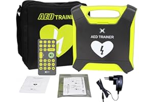 ‎XFT AED-Trainer XFT 120GA, Erste Hilfe Teaching Trainingsgerät, 8 Verschiedene Szenarien, Deutsch, Französisch, Spanisch und Italienisch Sprachansagen mit Fernbedienung