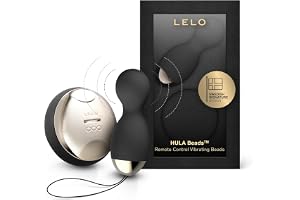 LELO HULA Beads – Vibrerande knipkulor, fjärrstyrda, Black | Dessa vibrerande kegelkulor vrider och roterar för att stärka bäckenbottenmusklerna, med trådlös fjärrkontroll för kvinnor