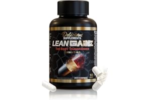 ‎DELICIOUS SUPPLEMENTS Lean Gainz - Abnehmkapseln mit Koffein, L-Carnitin & Grüntee-Extrakt - 100 Kapseln für 25 Tage - zur Diätbegleitung & Unterstützung des aktiven Stoffwechsels - Delicious Supplements - Made in Germany
