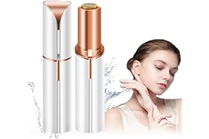 mebiusyhc Flawless Facial Hair Remover for Women-rechargeability Ladies Hair Removal Device-Removing Unwanted Facial Hair Quickly and Painlessly-for Lip,Mustache, Chin (White Rechargeable)