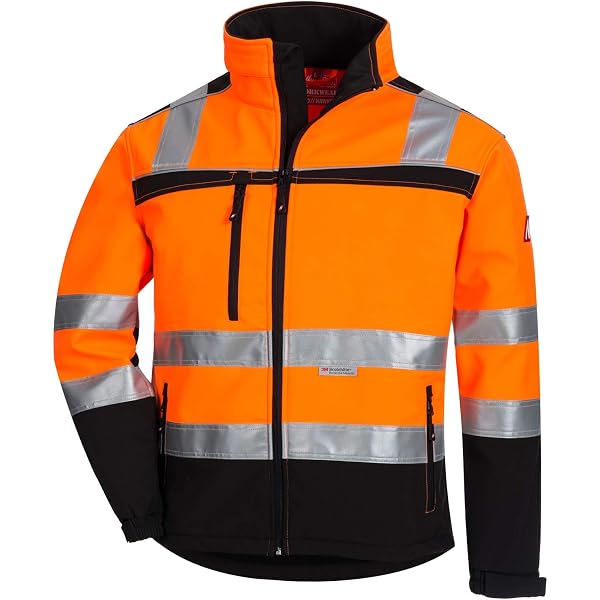 Nitras Motion Tex Viz Chaqueta Impermeable Reflectante - Softshell Trabajo  Hombre - Naranja Alta Visibilidad - Ropa Laboral con 3M Cintas Reflectantes  : Amazon.es: Bricolaje y herramientas