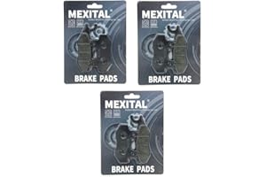 MEXITAL Plaquettes de frein semi-métallique Avant et Arrière pour XTZ 750 Super Tenere (1989-1995)