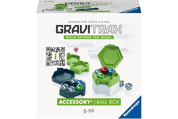 Ravensburger - GraviTrax - Accessoire Recharge de Billes - Circuit de Billes - Jeu de Construction créatif - Parcours de Billes à Construire - Dès 8 Ans - Version française - 27468
