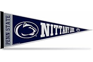 Rico Industries NCAA Penn State Nittany Lions Exclusive 12" x 30" Soft Felt Pennant - EZ to Hang - Home Décor (Game Room, Man Cave, Bed Room)