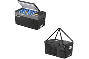 BougeRV CRPRO 20L Nevera de Coche (Negro) con Bolsa para CRPRO20