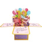 Piccadilly Greetings Biglietto Di Auguri 13° Compleanno Per Ragazzo – Formato 17,8x12,7 Cm, Design Divertente Con Età 13