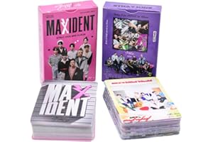 IQEPXTGO KPOP Stray Kids MAXIDENT Album Poster For Fans MINI Photocards Stray Kids Merch Starykids Álbum de fotos Album Tarjetas Stray Kids 110pcs