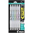Pilot G2 Fashion Collection Premium Gel Ink Pens, Fine Point, Assorted Colors, 5 Count (31392)