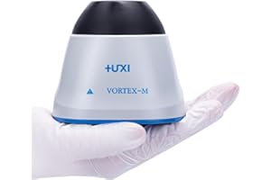 +UXI Vortex Mixer, Mini Vortex Mixer, Vortex Schüttler,vortexer 3000 U/min, 80 ml, Labormischung für Nagellack, Tattoo-Shop, Wimpernkleber und Acrylfarben-Mischung, Reagenzgläser und Schönheit