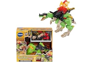 Vtech Switch and Go Dinos - Combo Mega Spinosaurus – 2-in-1 Dino-Motorrad-Transformer mit Sound-, Licht- und Spracheffekten – Für Kinder von 3-8 Jahren