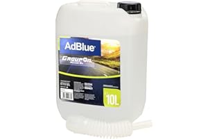 GROUPOIL - Adblue 10L per motori diesel, additivo per gas di scarico con tubo per facilitare il riempimento - Conforme alla ISO 22241 - compatibile con il sistema SCR - 100% made in italy