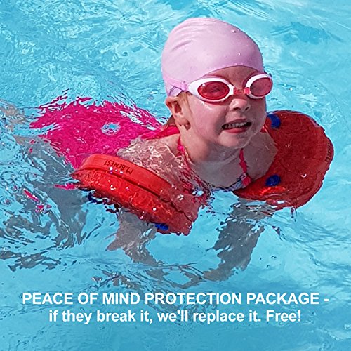 i-swim Pro Kinder-Schwimmbrille und -Badekappe, speziell entwickelt für Kinder mit langer Lebensdauer / Haltbarkeit, wasserdicht, einfach verstellbare Riemen und bequeme Passform - 2