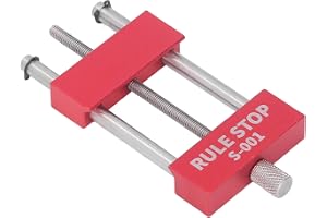 CFTGIW Träbearbetningsregel Stopp Linjal Stoppare Stoppblock Hög Noggrannhet Aluminiumlegeringsverktyg Sålunda i Hög Grad Effektivt Träbearbetningsregel StopRule StopLinjal StoppLinjal