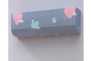 Xpnit, copertura per condizionatore d'aria a parete, anti-polvere, per interni, motivo 3, 1 pezzo