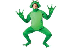 ACHLIBE Adult Frog Costume Halloween Costumes Funny Animal Fancy Dress Open Face Jumpsuit