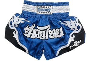 FLUORY Muay Thai Fight Shorts, MMA Shorts Bekleidung Training Käfig Kampf Grappling Martial Arts Kickboxing Shorts Kleidung