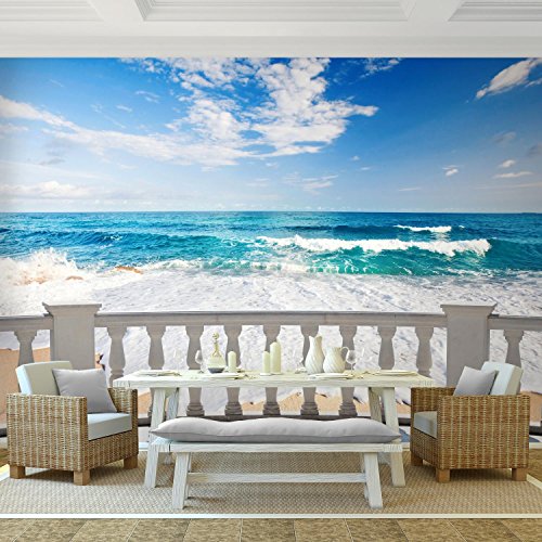 Fototapete Horizont 352 x 250 cm – Vliestapete – Wandtapete – Vlies Phototapete – Wand – Wandbilder XXL – !!! 100% MADE IN GERMANY !!! Runa Tapete 9028011a - 2