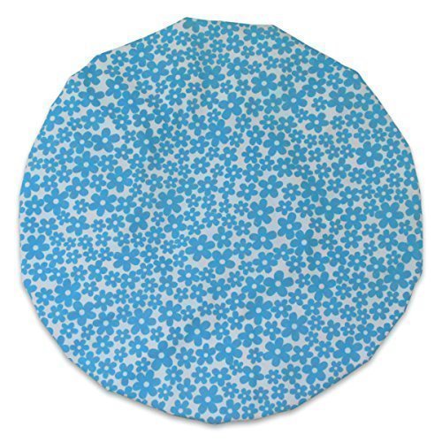 JODA Blue and White Flower Shower Cap