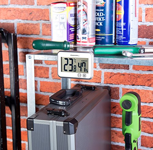 PEARL Digitales Thermo- und Hygrometer mit Touchsteuerung - 3