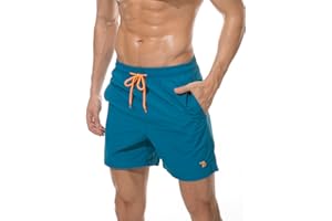 donhobo Badeshorts für Herren Schnelltrocknend Schwimmhose Badehose Jungen Beachshorts Boardshorts Strand Shorts Freizeit Sport Kurz Hose