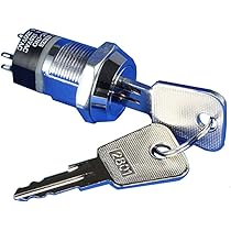 Interruttore A Chiave 2 Posizioni 2NC 2NO - 4A/125V 2A/250V CA, Con 2 Chiavi, Argento E Nero - Foto 11