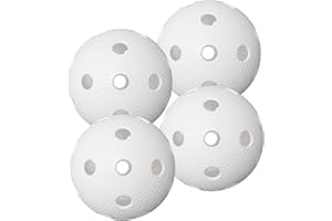 Fat Pipe Floorball & Unihockey Ball Set of 4 Competition Balls + Training Ball with IFF Certificate for Tested Quality | Made in Finland