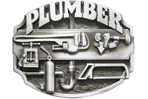 JEAN'S FRIEND Gürtelschnalle im Vintage-Stil, Antike, versilberte Farbe., Einheitsgröße