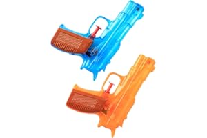 GroveEss 2 PCS Mini Kids Water Guns,Plastic Water Pistol Toy,Squirt Toy Beach Swimming Pool Game Summer Party Supplies for Kids Boy Girl