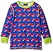 Maxomorra Unisex Baby AU5B-M131 Long Sleeve Blouse, Red (Red/Blue), 3-6 Months (Manufacturer Size:62/68)