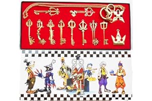KOSTOR Kingdom Hearts II - 12 piezas para disfraz de espada de llave