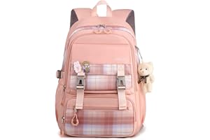 FANDARE Torby szkolne na co dzień, plecaki szkolne, dziewczęta, chłopcy, plecaki szkolne, nastolatki, studenci, lekka torba na książki dla córki, syna, juniora, na uczelnię, plecak podróżny z