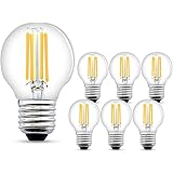 LED Glühbirne E27,4W LED E27 Warmweiss,470 Lumen Filament Lampe, ersetzt 40W Glühfadenlampe, 2700K Warmweiß Glühbirnen E27,6e