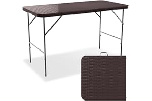 LifeGoods Table Pliante Exterieur - Table Camping Pliante - Table de Jardin Exterieur - Tables à Manger de Jardin - Table Pliable - Table Pique Nique Pliante - Table Pliante Interieur - 120 cm