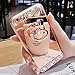 Price comparison product image Bling Case for iPhone 6 Plus iPhone 6S Plus Rose Gold Case LAPOPNUT Luxury Crystal Rhinestone Soft Rubber Bumper Cover Glitter Diamond Mirror Makeup Case with Cute 3D Bear Shape Ring Stand Holder