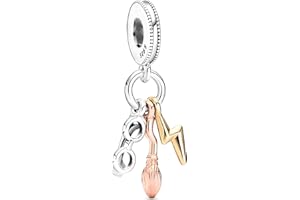 JCALEYDO Charm, Plata de Ley 925, Compatible con Pulsera Pandora