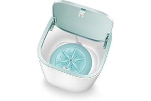 SXHLSELLER Portable Washing Machine, Foldable Mini Small Clothes Washer for Underwear, Baby Clothes, Towels, Socks, USB Desktop Laundry Washer for Apartment Camping Dormitories Travel 3.8L