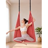 Beylini Yoga Hamağı Fly Salıncağı Y&uuml;kseklik Ayarlanabilir Antigravity Esnek Askılı Denge Spor Aleti Pilates Fitness Denge Esn