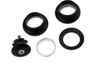 Be In Your Mind 34mm MTB Threadless External Headset Sealed Cartridge Bearings 1-1/8" (Black)
