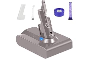 ASUNCELL V7 Batería de Repuesto 21,6 V 4600 mAh para Dyson V7 Motorhead, V7 Trigger, V7 Animal, V7 Coche + Barco, V7 absoluto, V7 HEPA con 1 Cepillado 1 Filtro 1 Elemento de Filtro Trasero