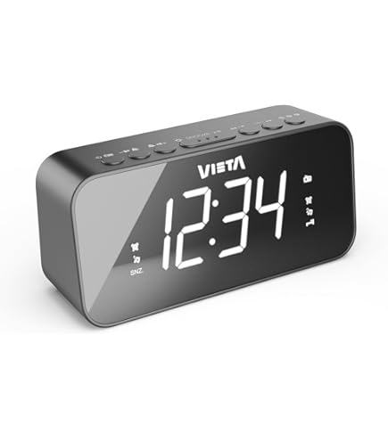 Reloj Despertador Blaupunkt Radio Altavoz, Efecto Espejo, Electrónica