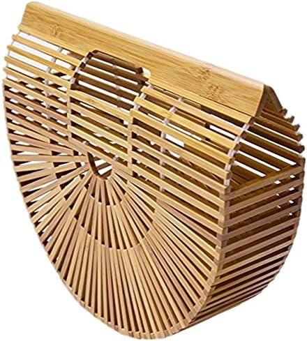 Woman's Handbags, Bamboo Handbag, Handmade Beach Bags Large Bags Beach Shoulder Bag Tote Bag (Small)